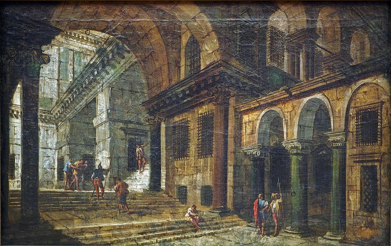 Scalinata alla prigione - Landesmuseum